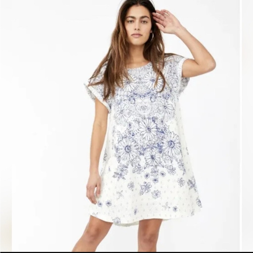 Free People Pinwheel Print Swing Dress - Picture 3 of 6